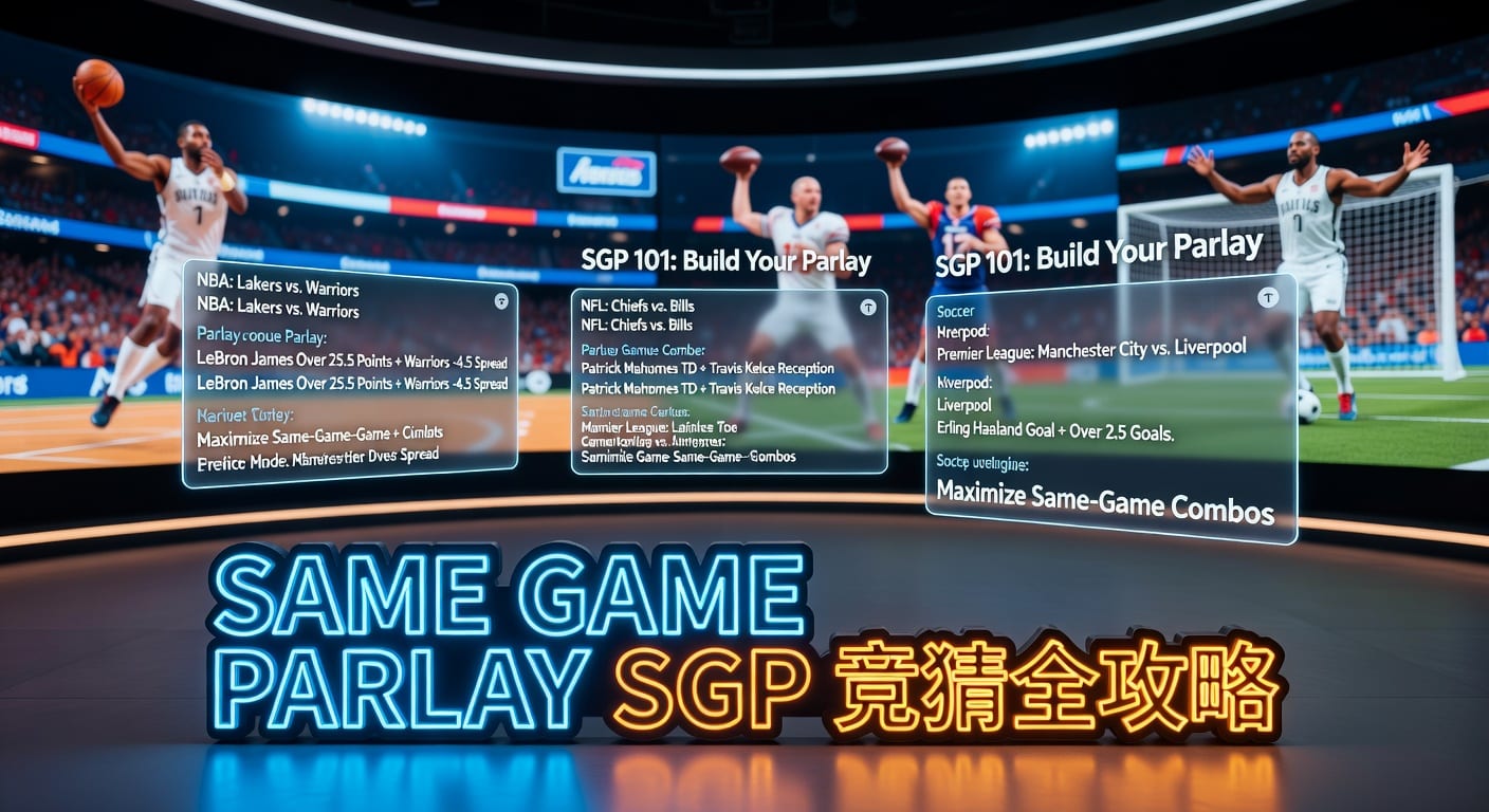 超级过关 same game parlay SGP投注技巧与风险判断