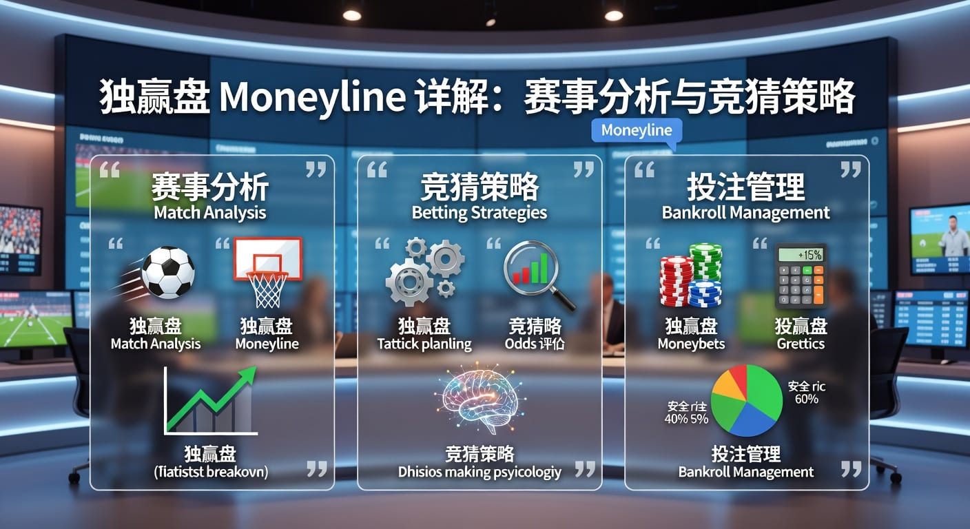 独赢盘 moneyline 详解｜J9体育娱乐官网投注技巧与判断